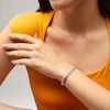 Thumbnail Image 2 of 2 CT. T.W. Certified Lab-Grown Diamond Miracle Double Row Bracelet in Sterling Silver (I/I1) - 7.25"