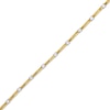 Thumbnail Image 1 of 3/4 CT. T.W. Certified Lab-Grown Diamond Station Bar Bracelet in 14K Gold (F/SI2) - 7.25”