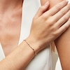 Thumbnail Image 2 of 3/4 CT. T.W. Certified Lab-Grown Diamond Station Bar Bracelet in 14K Gold (F/SI2) - 7.25”