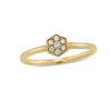 Thumbnail Image 1 of 1/10 CT. T.W. Hexagon Multi-Diamond Ring in 10K Gold