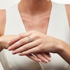 Thumbnail Image 2 of 1/2 CT. T.W. Diamond Pavé and Bubbles Open Shank Ring in 10K White Gold