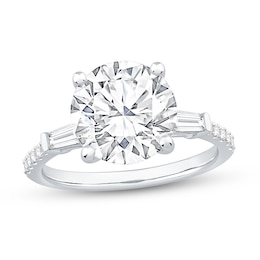 4-3/8 CT. T.W. Certified Lab-Grown Diamond Collar Engagement Ring in 14K White Gold (F/VS2)
