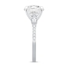 Thumbnail Image 2 of 4-3/8 CT. T.W. Certified Lab-Grown Diamond Collar Engagement Ring in 14K White Gold (F/VS2)