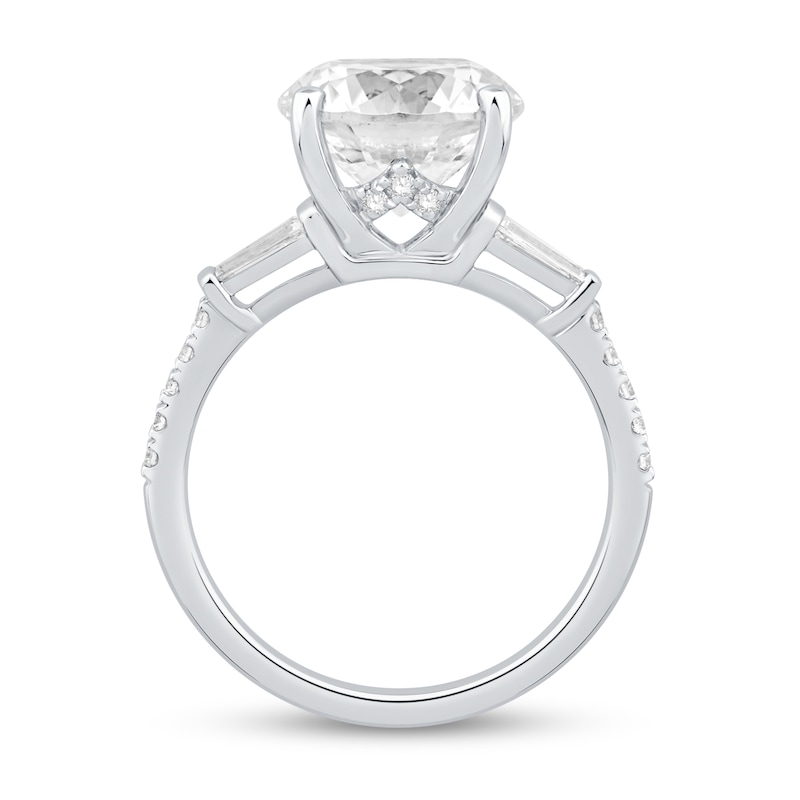 Main Image 3 of 4-3/8 CT. T.W. Certified Lab-Grown Diamond Collar Engagement Ring in 14K White Gold (F/VS2)