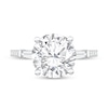Thumbnail Image 4 of 4-3/8 CT. T.W. Certified Lab-Grown Diamond Collar Engagement Ring in 14K White Gold (F/VS2)