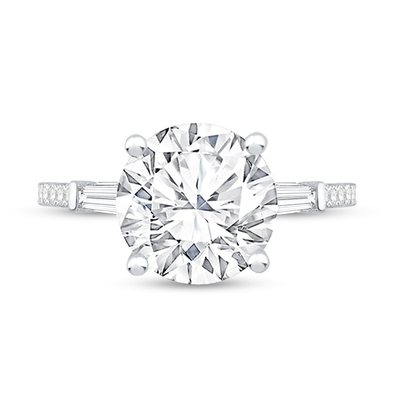 Main Image 4 of 4-3/8 CT. T.W. Certified Lab-Grown Diamond Collar Engagement Ring in 14K White Gold (F/VS2)
