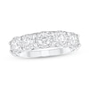 Thumbnail Image 0 of 1 CT. T.W. Diamond Miracle Five Stone Anniversary Band in 10K White Gold