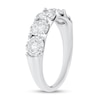 Thumbnail Image 1 of 1 CT. T.W. Diamond Miracle Five Stone Anniversary Band in 10K White Gold