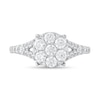 Thumbnail Image 3 of 1 CT. T.W. Multi-Diamond Split Shank Engagement Ring in 10K White Gold