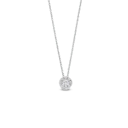 1/4 CT. T.W.  Lab-Grown Multi-Diamond Pendant in 14K White Gold (F/SI2)
