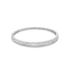 Thumbnail Image 0 of 3 CT. T.W. Baguette and Round Certified Lab-Created Diamond Triple Row Bangle in 14K White Gold (F/SI2) - 7.25"