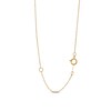 Thumbnail Image 3 of 6.0mm Jade and 1/10 CT. T.W. Diamond Station Necklace in 14K Gold - 20"
