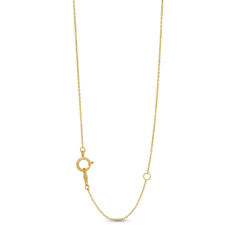 Main Image 3 of 14.0mm Cultured Mabe Pearl Bezel-Set Solitaire Pendant in 10K Gold