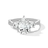 Thumbnail Image 1 of 2-3/4 CT. T.W. Pear-Shaped Certified Lab-Grown Diamond Three Stone Engagement Ring in 14K White Gold (F/SI2)