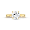 Thumbnail Image 4 of 2-1/4 CT. T.W. Certified Lab-Grown Diamond Bridal Set in 14K Gold (F/VS2)
