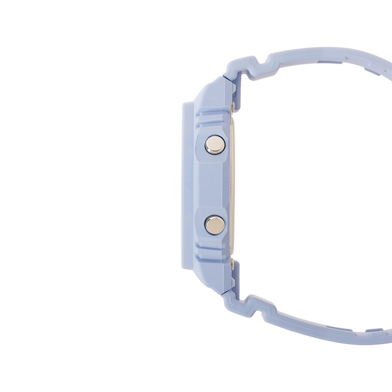 Main Image 3 of Ladies’ Casio G-Shock Blue Resin Analog Digital Watch with Silver- to Blue-Tone Dial (Model: GMAP2100SG2A)