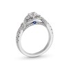 Thumbnail Image 2 of Vera Wang Love Collection 1 CT. T.W. Diamond Twist Buckle Frame Engagement Ring in 14K White Gold
