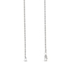 Thumbnail Image 3 of 1.8mm Glitter Rope Chain Necklace in Solid 14K White Gold - 18"