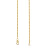 Thumbnail Image 3 of 1.8mm Glitter Rope Chain Necklace in Solid 14K Gold - 18"