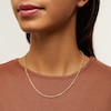 Thumbnail Image 2 of 2.4mm Diamond-Cut Glitter Rope Chain Necklace in Solid 14K Gold - 18"