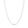 Thumbnail Image 1 of 1.8mm Glitter Rope Chain Necklace in Solid 14K White Gold - 20"