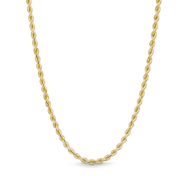 Main Image 1 of 2.5mm Silk Rope™ Chain Necklace in Solid 14K Gold - 18”