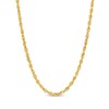 Thumbnail Image 1 of 3.0mm Glitter Rope Chain Necklace in Solid 14K Gold - 20"