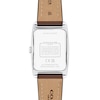Thumbnail Image 3 of Ladies' Coach Reese Brown Leather Strap Watch with Rectangular White Dial (Model: 14504311)