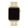 Thumbnail Image 2 of Ladies' Coach Apple Watch Straps Two-Tone Interchangeable Replacement Band Smart Watch Attachment (Model: 14700245)