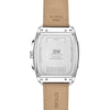 Thumbnail Image 3 of Men’s JBW Echelon 1/8 CT. T.W. Certified Diamond Chronograph Leather Strap Watch with Silver-Tone Tonneau Dial (Model: J6379G)