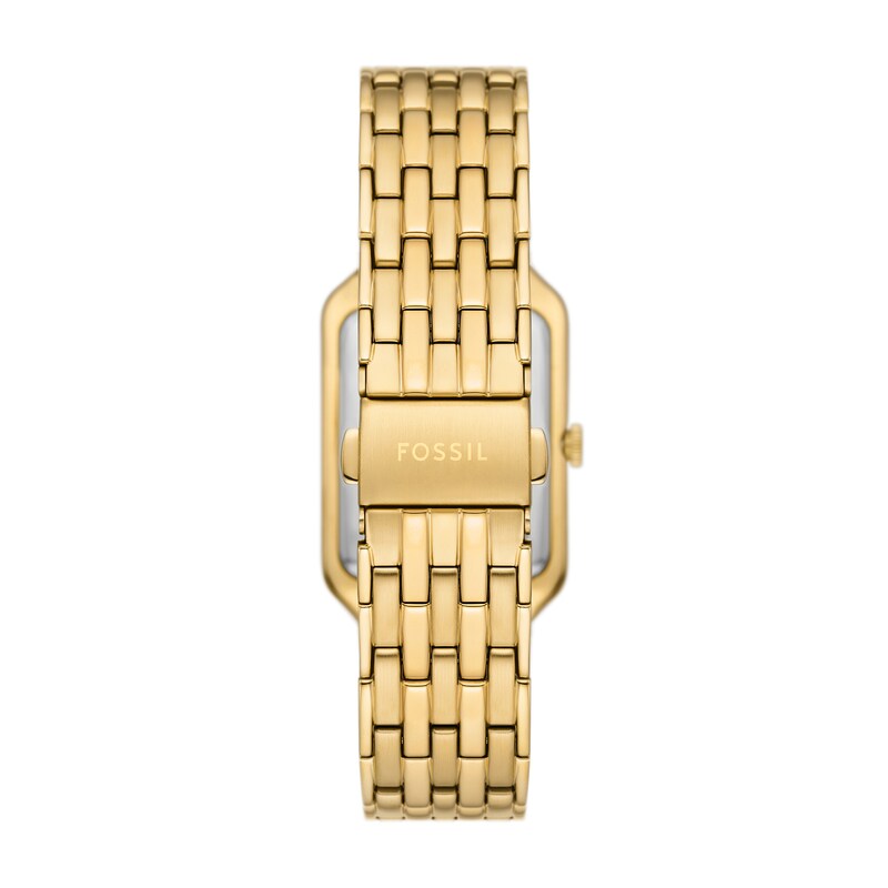 Main Image 2 of Ladies’ Fossil Raquel Gold-Tone IP Watch with Rectangular Malachite Dial (Model: ES5341)