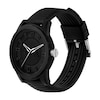 Thumbnail Image 6 of Men’s Armani Exchange Outerbanks Black IP Watch with Black Dial and Cord Bracelet (Model: AX7159SET)