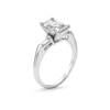 Thumbnail Image 3 of 2-1/4 CT. T.W. Radiant-Cut Certified Lab-Grown Diamond Collar Engagement Ring in 14K White Gold (F/VS2)