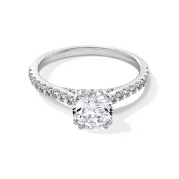1-1/3 CT. T.W. Certified Lab-Grown Diamond Engagement Ring in 14K White Gold (F/SI2)