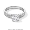 Thumbnail Image 5 of 1-1/3 CT. T.W. Certified Lab-Grown Diamond Engagement Ring in 14K White Gold (F/SI2)