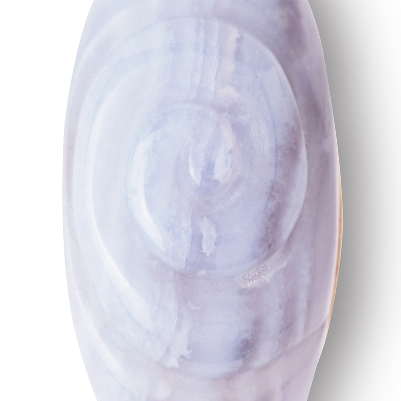 Main Image 5 of PDPAOLA™ at Zales Blue Agate Shell Ring in Sterling Silver with 18K Gold Plate