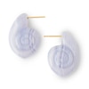 Thumbnail Image 5 of PDPAOLA™ at Zales Blue Agate Shell Earrings in Sterling Silver with 18K Gold Plate
