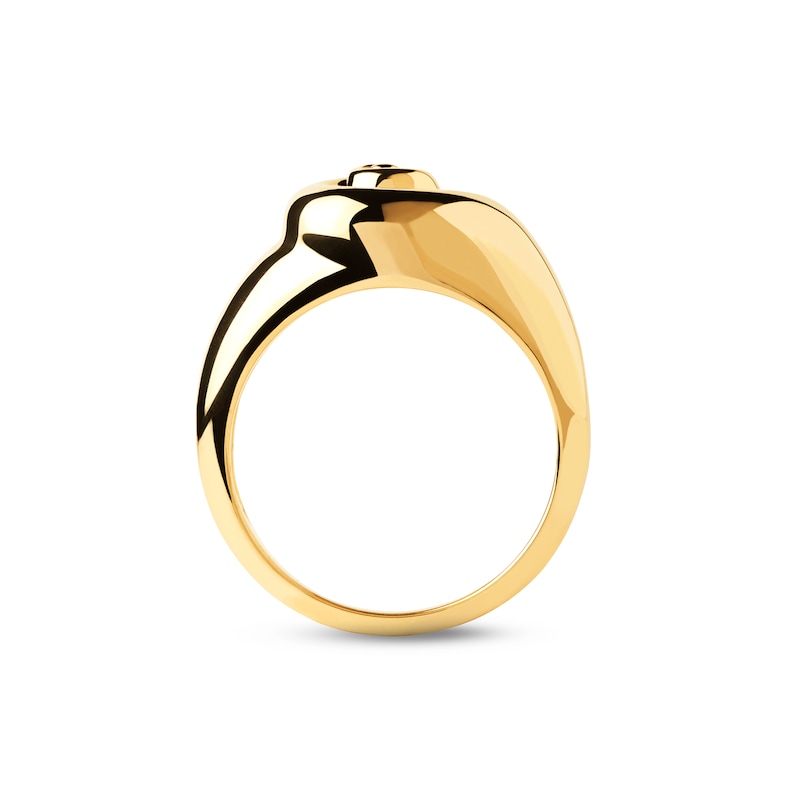 Main Image 5 of PDPAOLA™ at Zales Shell Ring in Sterling Silver with 18K Gold Plate