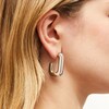 Thumbnail Image 2 of 33.0mm Tube J-Hoop Earrings in Hollow Sterling Silver