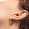 Thumbnail Image 3 of PDPAOLA™ at Zales Abstract Square Hoop Earrings in Sterling Silver with 18K Gold Plate