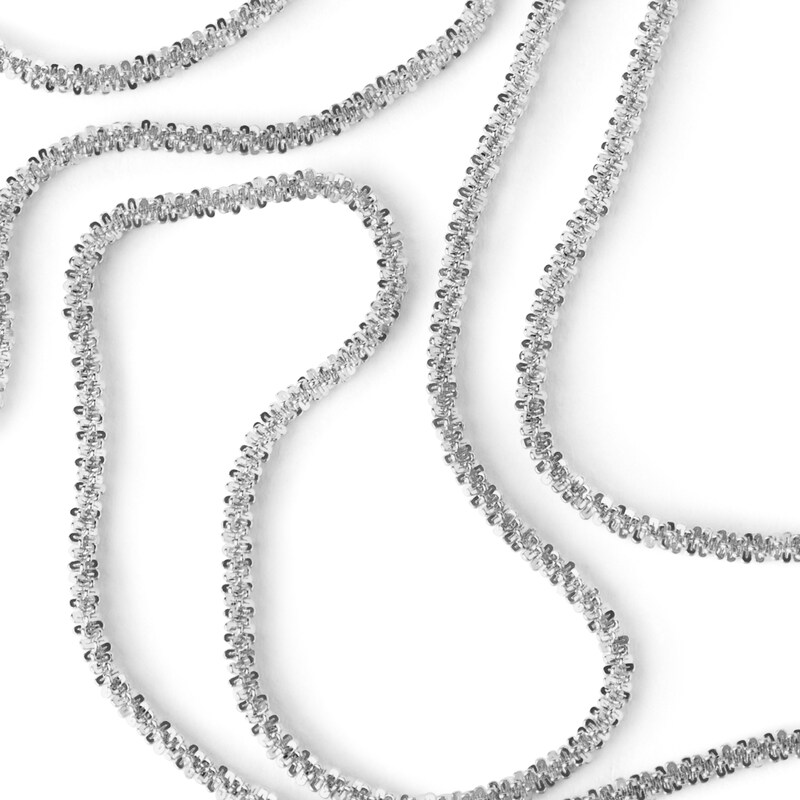 Main Image 3 of PDPAOLA™ at Zales 2.0mm Sparkle Chain Necklace in Sterling Silver - 17.54”