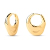 Thumbnail Image 1 of PDPAOLA™ at Zales Chunky Base Hoop Earrings in Sterling Silver with 18K Gold Plate