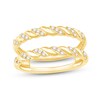 Thumbnail Image 1 of 1/5 CT. T.W. Diamond Twist Solitaire Enhancer in 14K Gold
