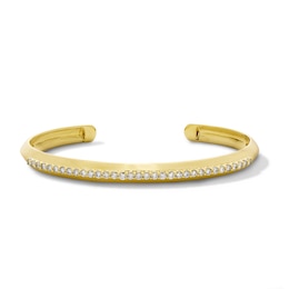 Zales x Dorian Webb 1-1/8 CT. T.W. Diamond Open Cuff Bangle in 14K Gold