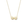 Thumbnail Image 1 of Zales x Nungu 3/8 CT. T.W. Diamond Infinity Necklace in 14K Gold