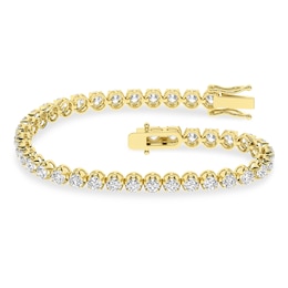 5 CT. T.W. Lab-Grown Diamond Tennis Bracelet in 14K Gold (F/SI2) - 7.25”