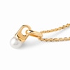 Thumbnail Image 2 of PDPAOLA™ at Zales 5.0mm Freshwater Cultured Pearl Drop Pendant in Sterling Silver with 18K Gold Plate - 19”