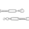 Thumbnail Image 3 of 10.0mm Paper Clip Chain Necklace in Hollow Sterling Silver - 18"