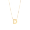 Thumbnail Image 1 of Single Initial “D” Pendant in Solid 10K Gold