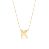 Thumbnail Image 1 of Single Initial “K” Pendant in Solid 10K Gold